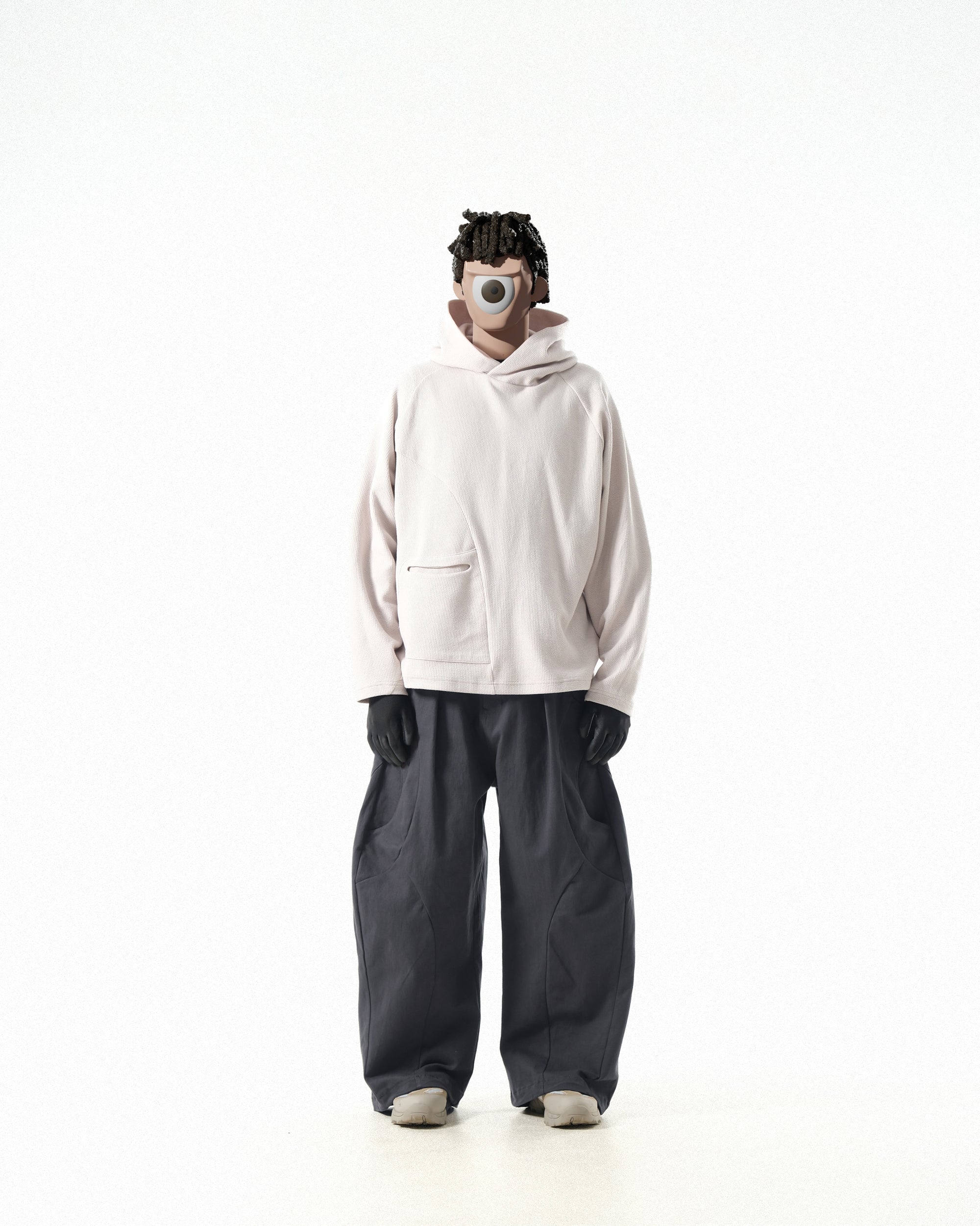 C1/ A25-C01-P Flow volume Pants (Grey)