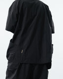 S24  / C-01ST  TYPE OF SCALE Zip Shirt  (Black)