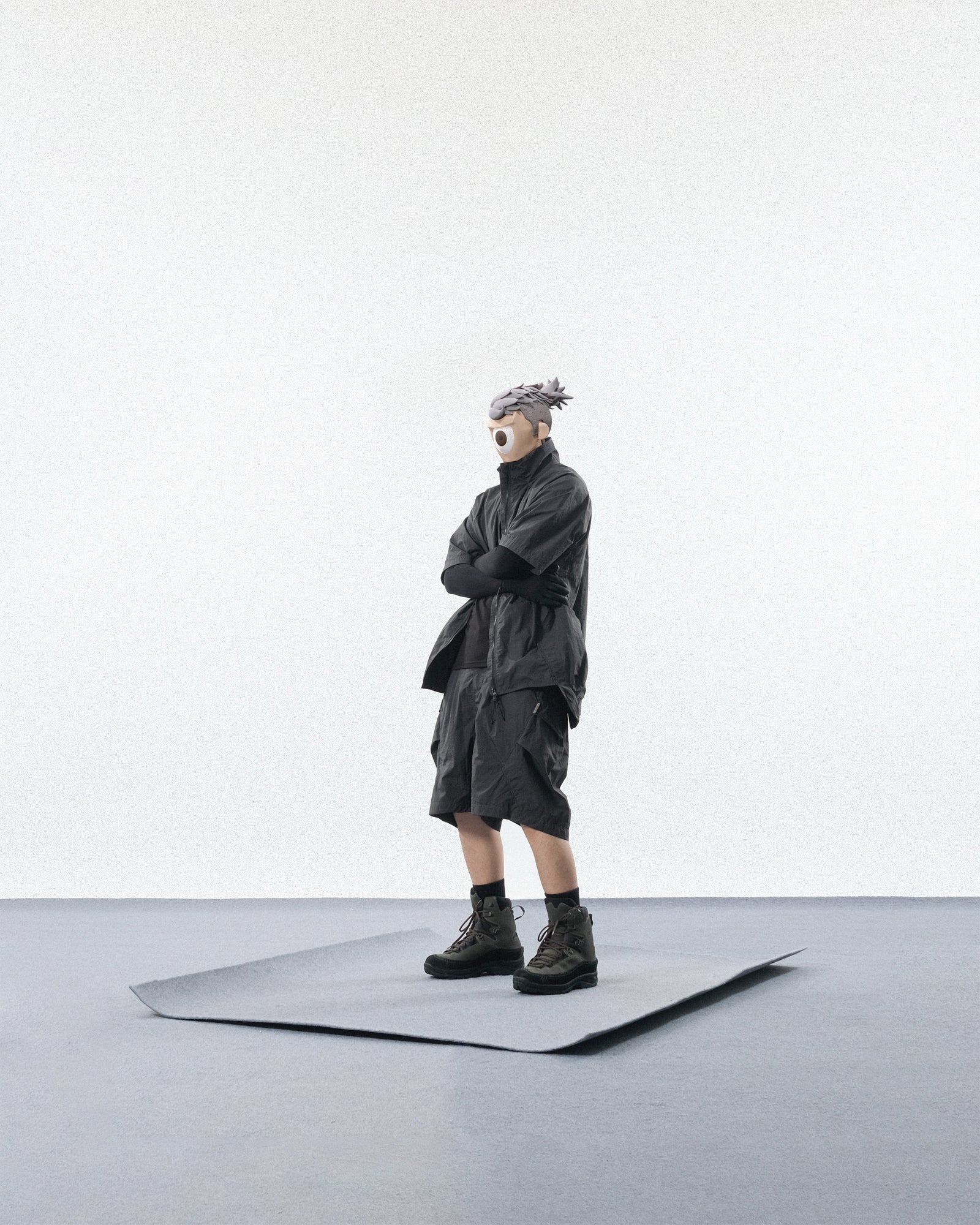 S24 / C-01S  TYPE OF SCALE Vertical Shorts  (Shadow Grey)