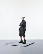 S24  / C-01ST  TYPE OF SCALE Zip Shirt  (Shadow Grey)