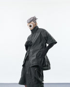S24  / C-01ST  TYPE OF SCALE Zip Shirt  (Shadow Grey)
