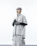 S24  / C-01ST  TYPE OF SCALE Zip Shirt  (Bright Grey)