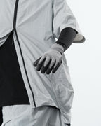 S24  / C-01ST  TYPE OF SCALE Zip Shirt  (Bright Grey)