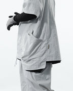 S24  / C-01ST  TYPE OF SCALE Zip Shirt  (Bright Grey)
