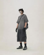 C2/ S25-C02-S Offset Shorts (Grey)