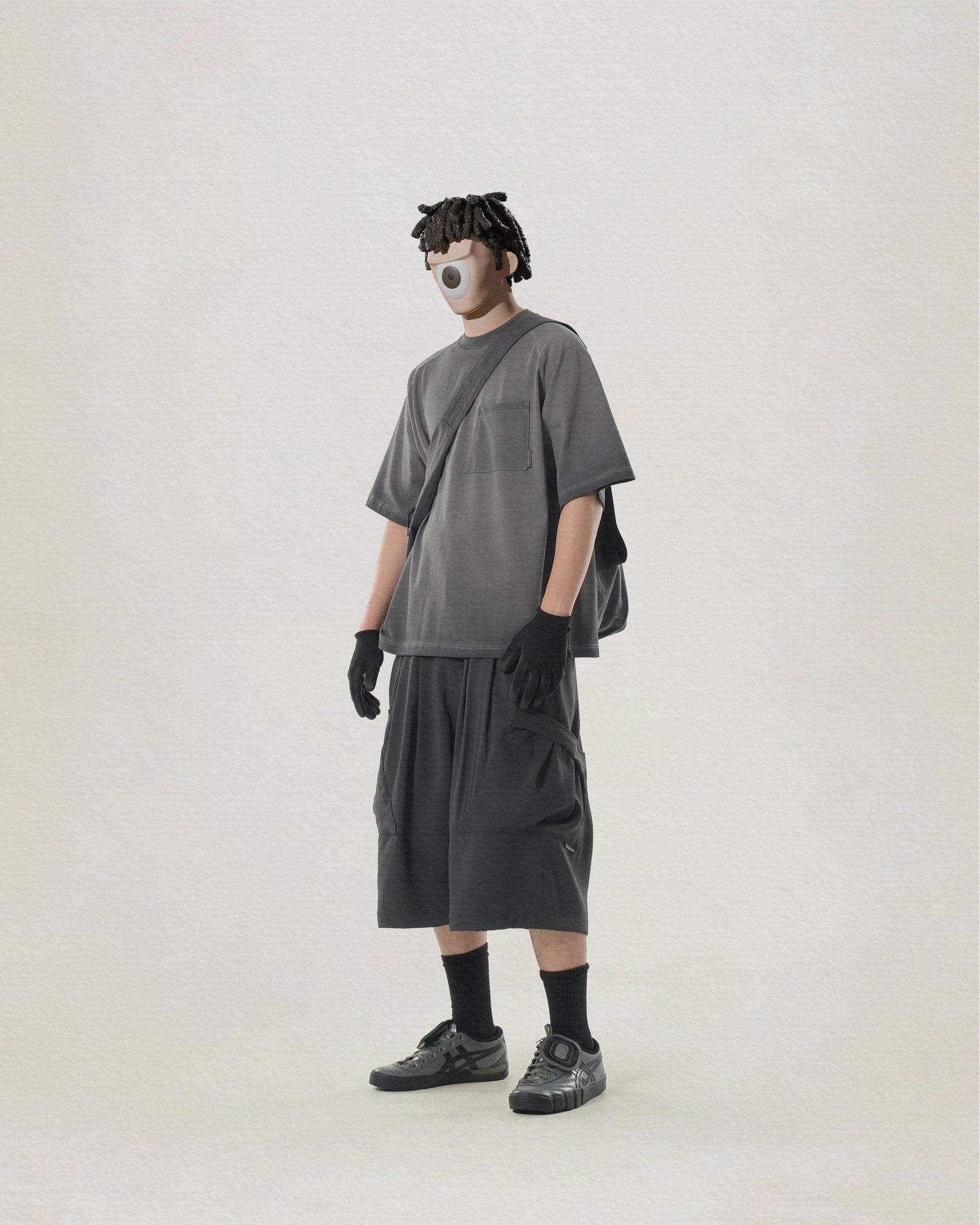 C2/ S25-C02-T Blurred T-shirt (Grey)