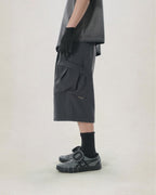 C2/ S25-C02-S Offset Shorts (Grey)