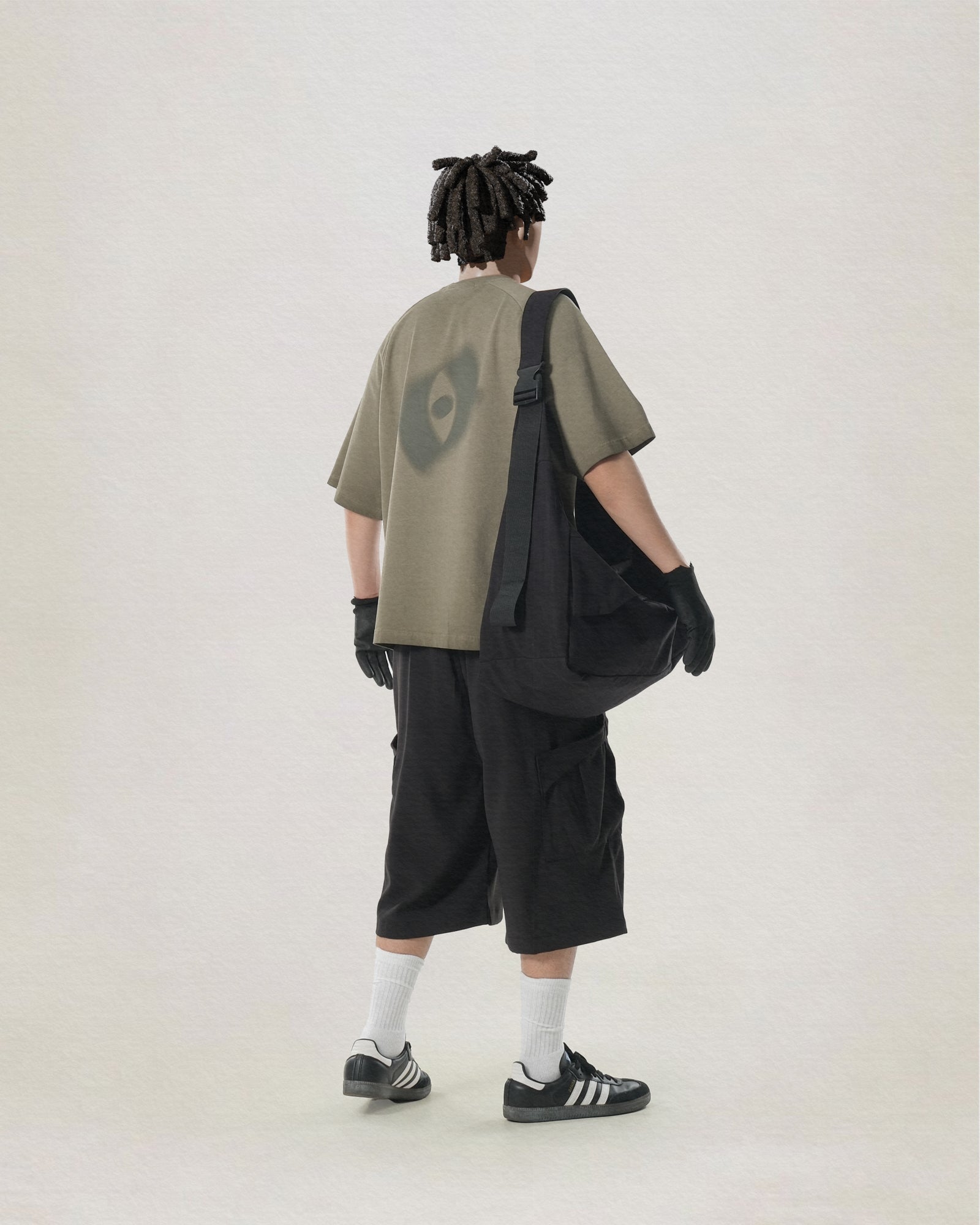 C2/ S25-C02-S Offset Shorts (Black)