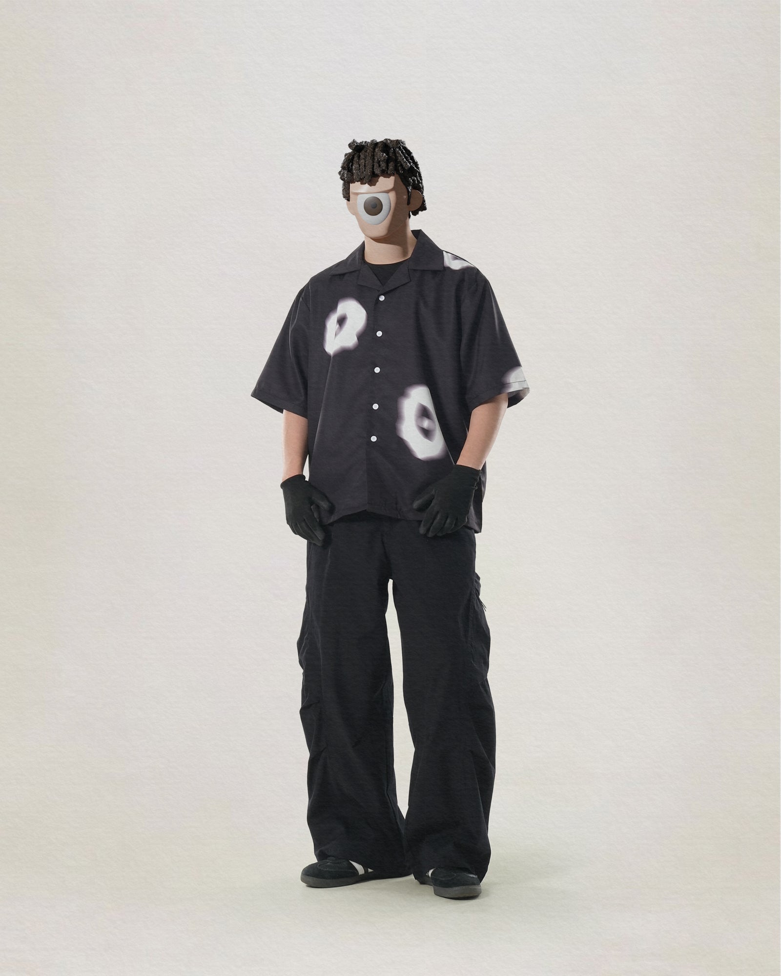 C2/ S25-C02-P Offset Pants (Black)