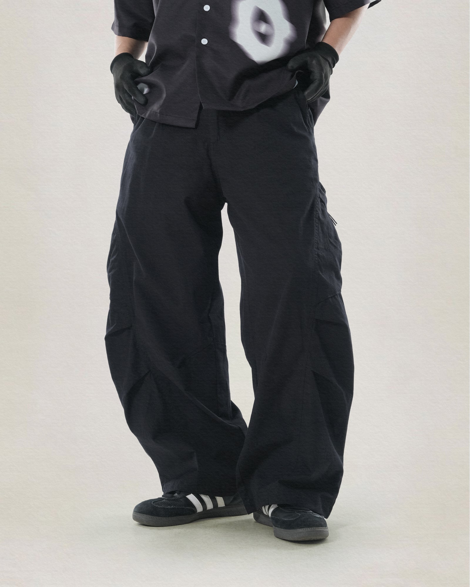 C2/ S25-C02-P Offset Pants (Black)
