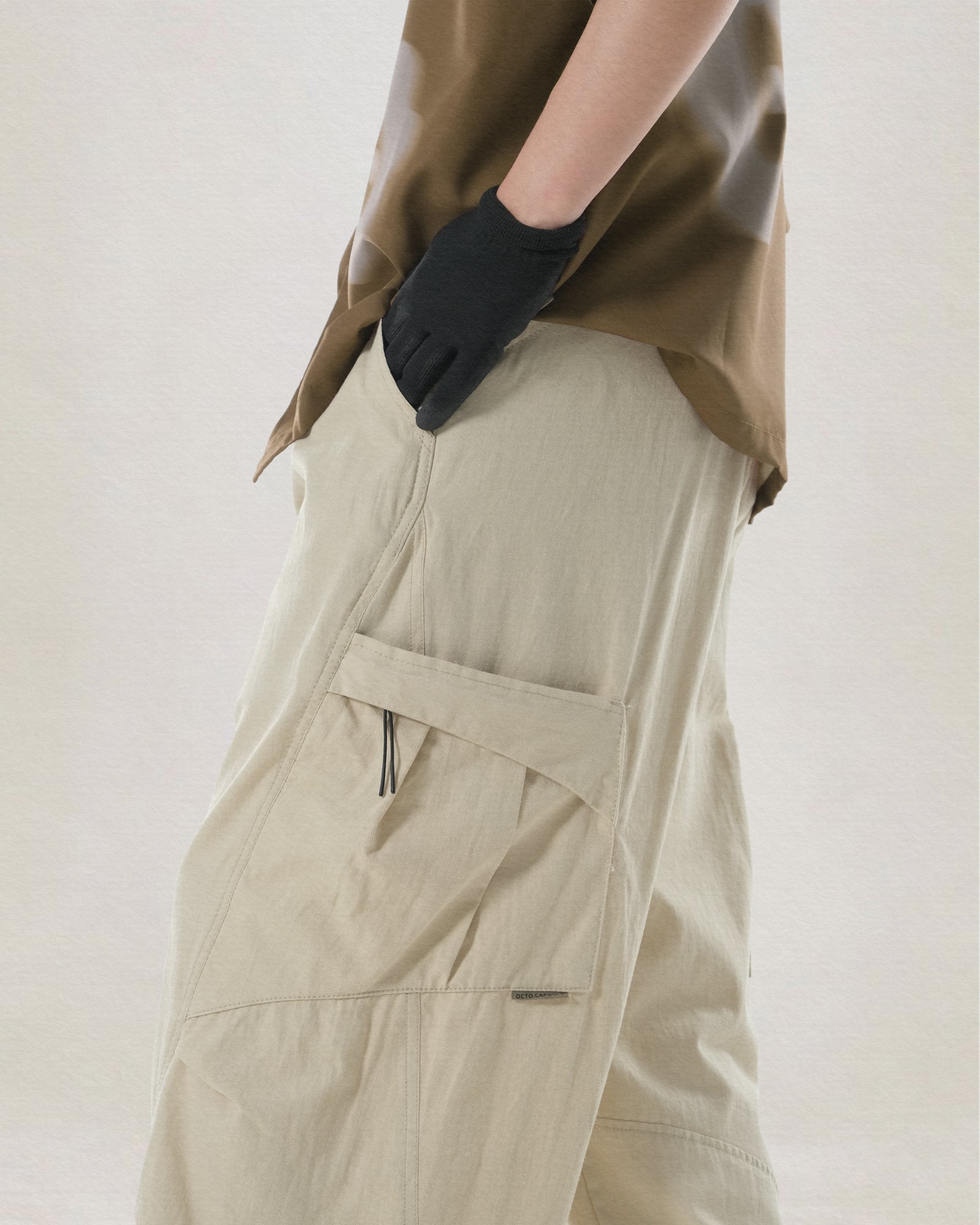 C2/ S25-C02-P Offset Pants (Ivory)