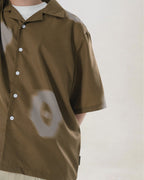 C2/ S25-C02-ST Floating mark shirt (Brown)