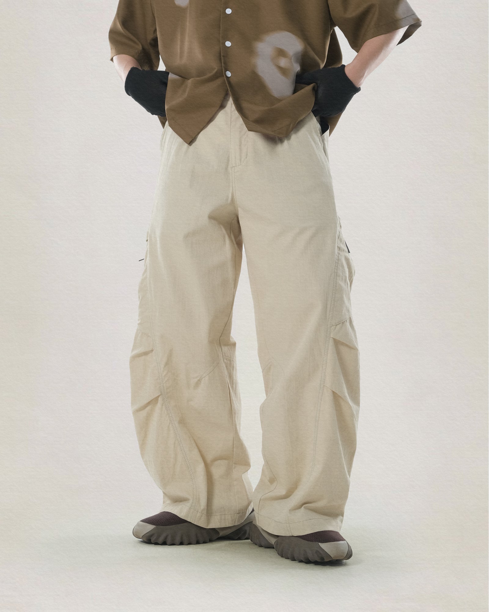 C2/ S25-C02-P Offset Pants (Ivory)