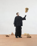 Capsule 03 / CST-125  Psammite Kimono Jacket  (Black)