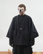 Capsule 03 / CST-125  Psammite Kimono Jacket  (Black)