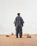 Capsule 03 / CST-125  Psammite Kimono Jacket  (Dark Grey)