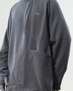 Capsule 03 / CST-124 Psammite Nylon Long Sleeve T-shirt  (Stone Grey)
