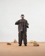 Capsule 03 / CST-125  Psammite Kimono Jacket  (Brown)