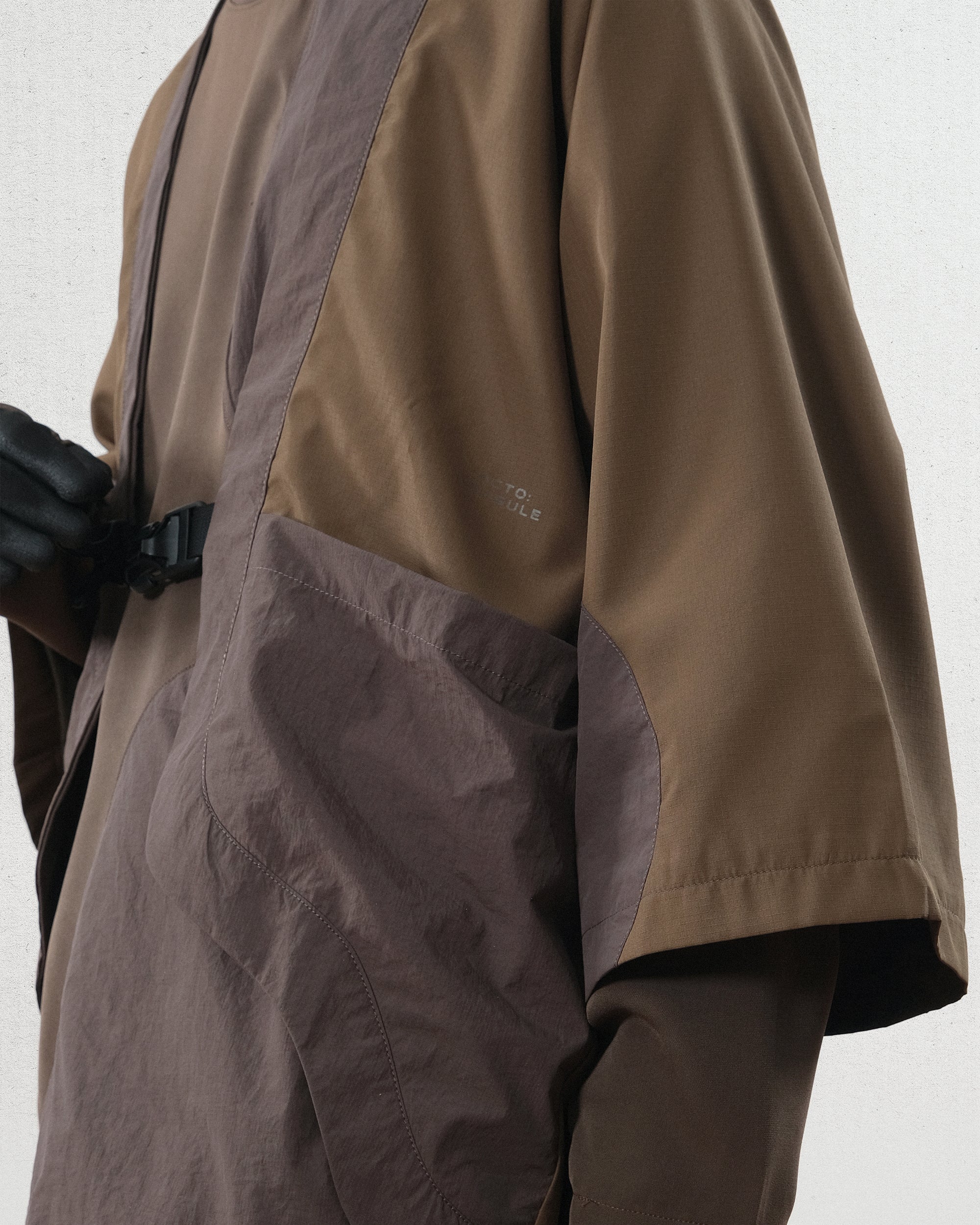 Capsule 03 / CST-125  Psammite Kimono Jacket  (Brown)