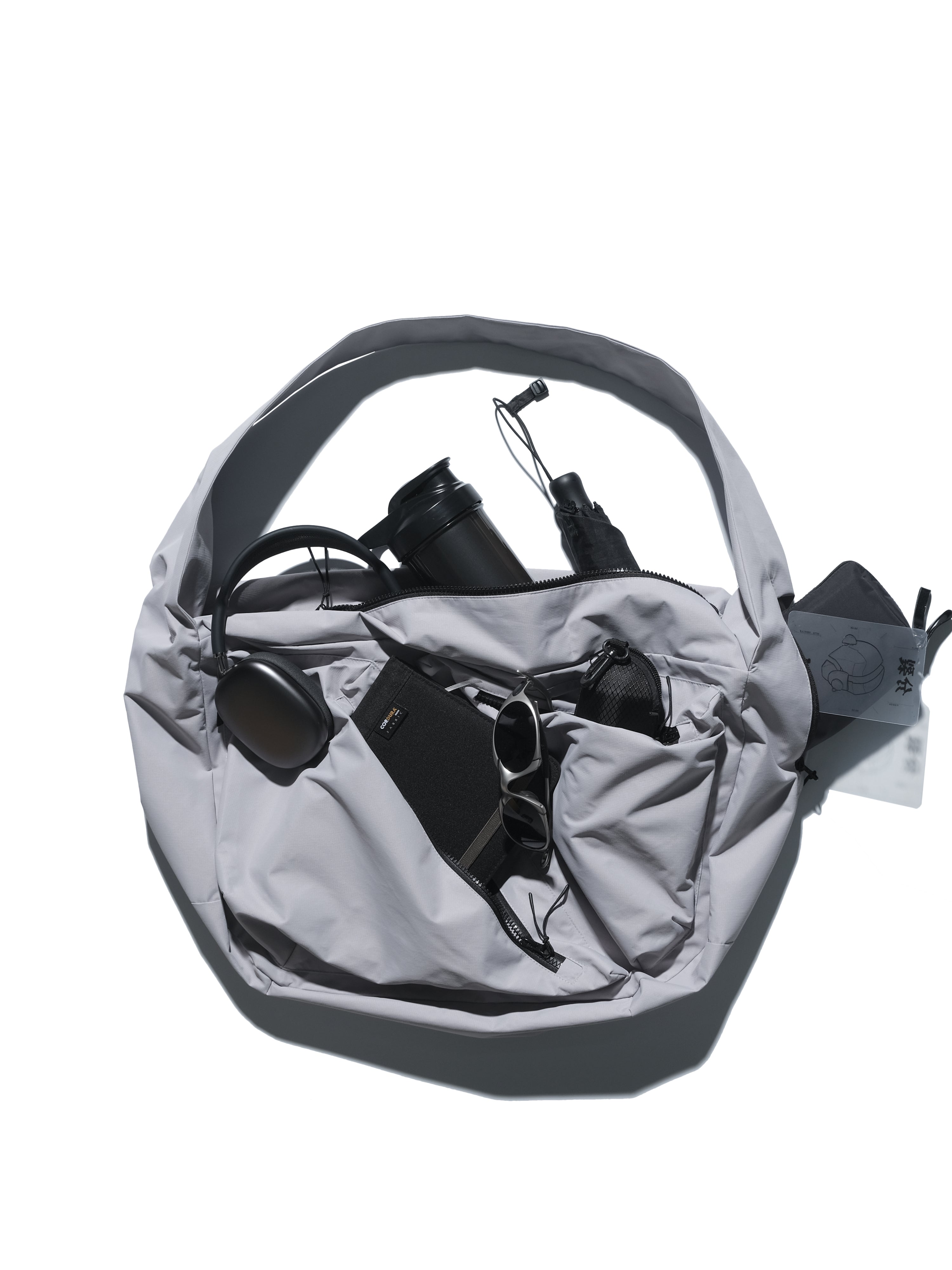 Capsule 03 / CSA-002  Split Shoulder Bag (Light Grey)