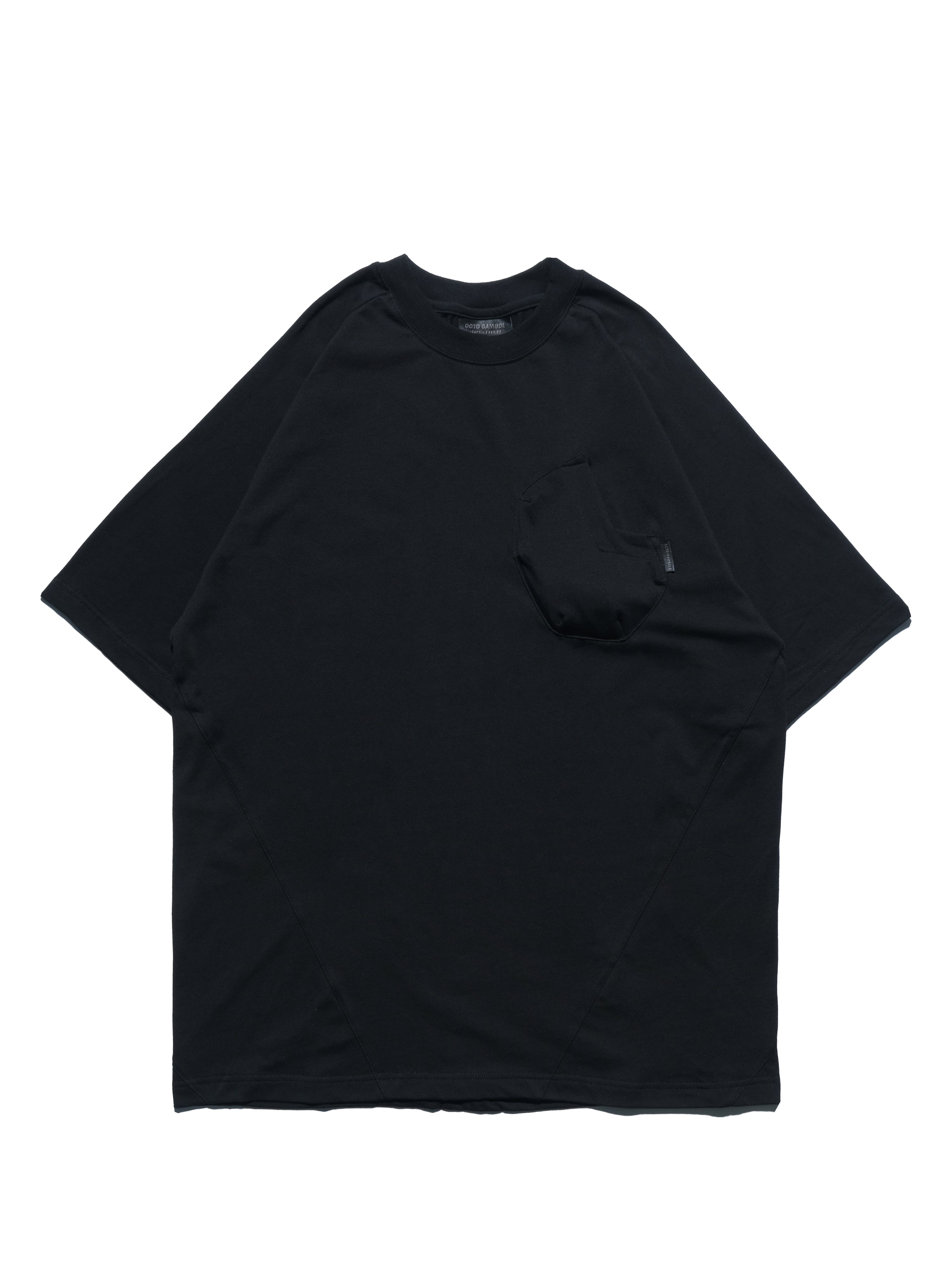 Capsule 02 / CST-116 Drill Pocket T-shirt   (Black)