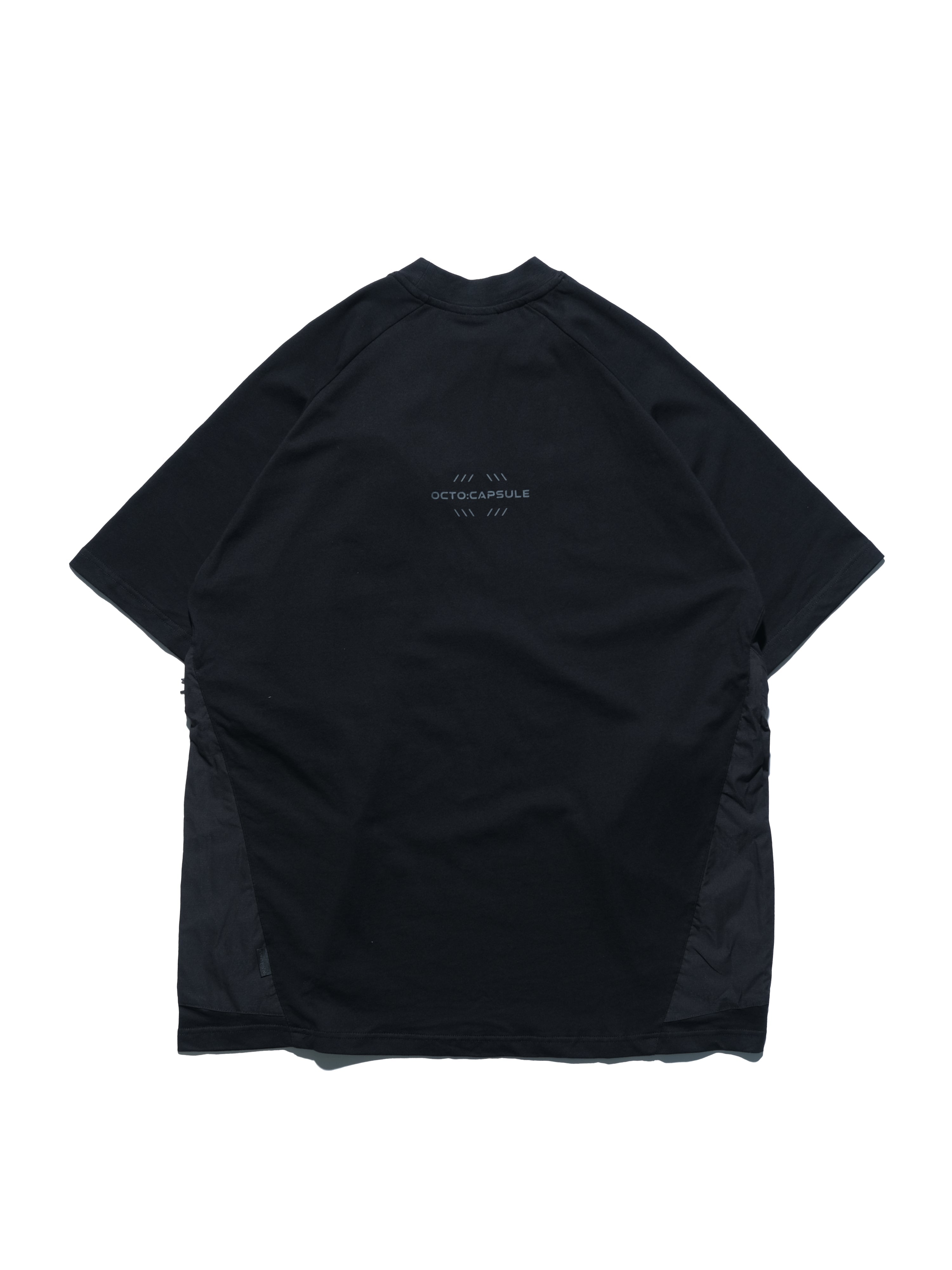 Capsule 03 / CST-119  Split T-shirt  (Black)