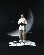 S24  / C-03-T1   Crescent Oversized T-shirt  (Stone Khaki)