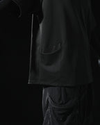 S24  / C-03-T3   Crescent Polo Shirt  (Black)