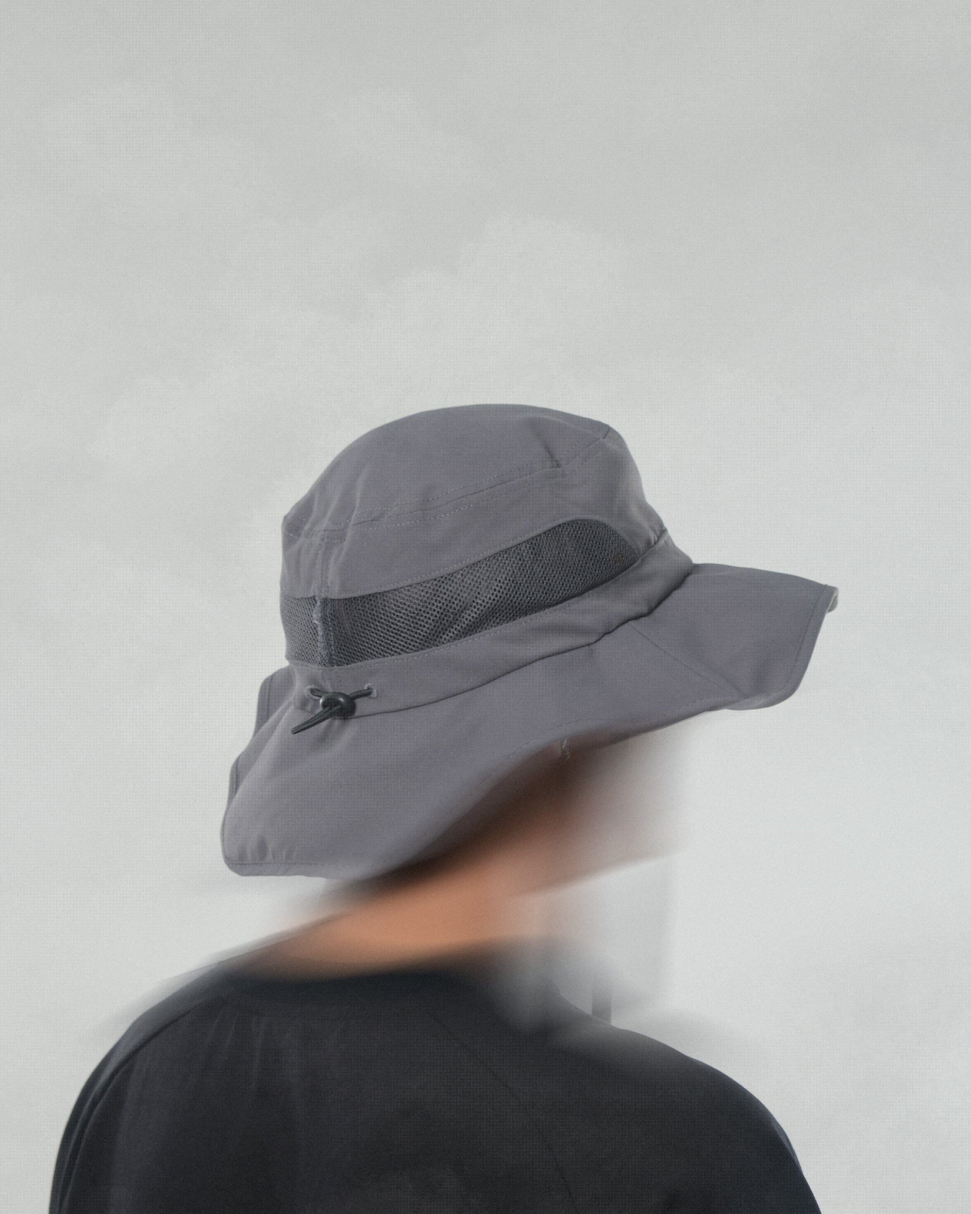 S24 / AH-05  A.C.T Octagon Bucket Hat (Dark Grey)