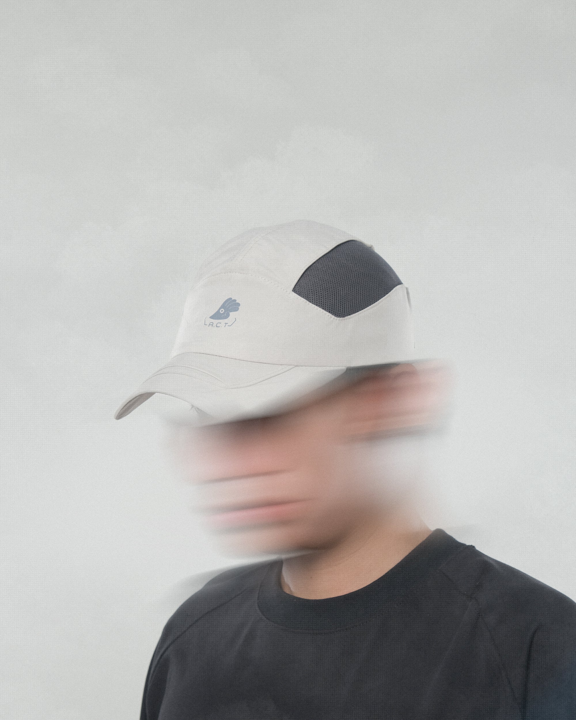 S24 / AH-04  A.C.T 5 Panels Running Cap (Smoke Grey)