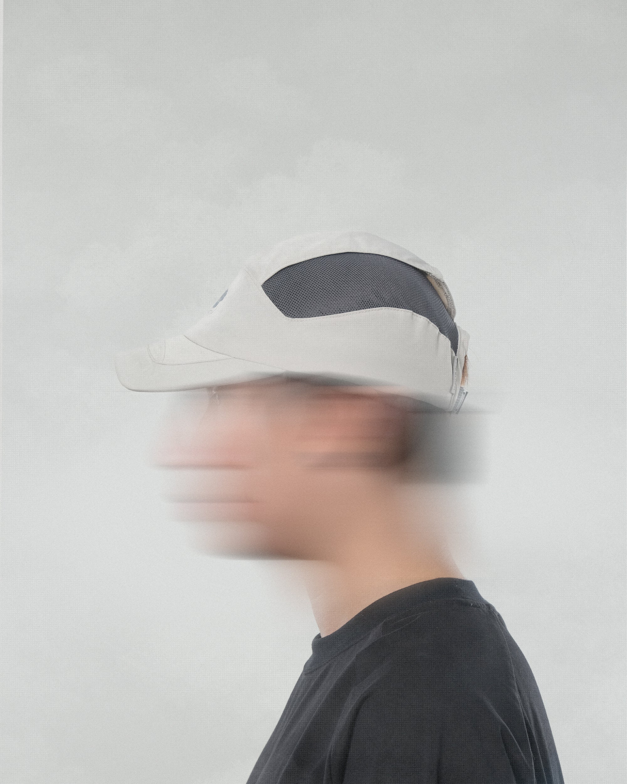 S24 / AH-04  A.C.T 5 Panels Running Cap (Smoke Grey)