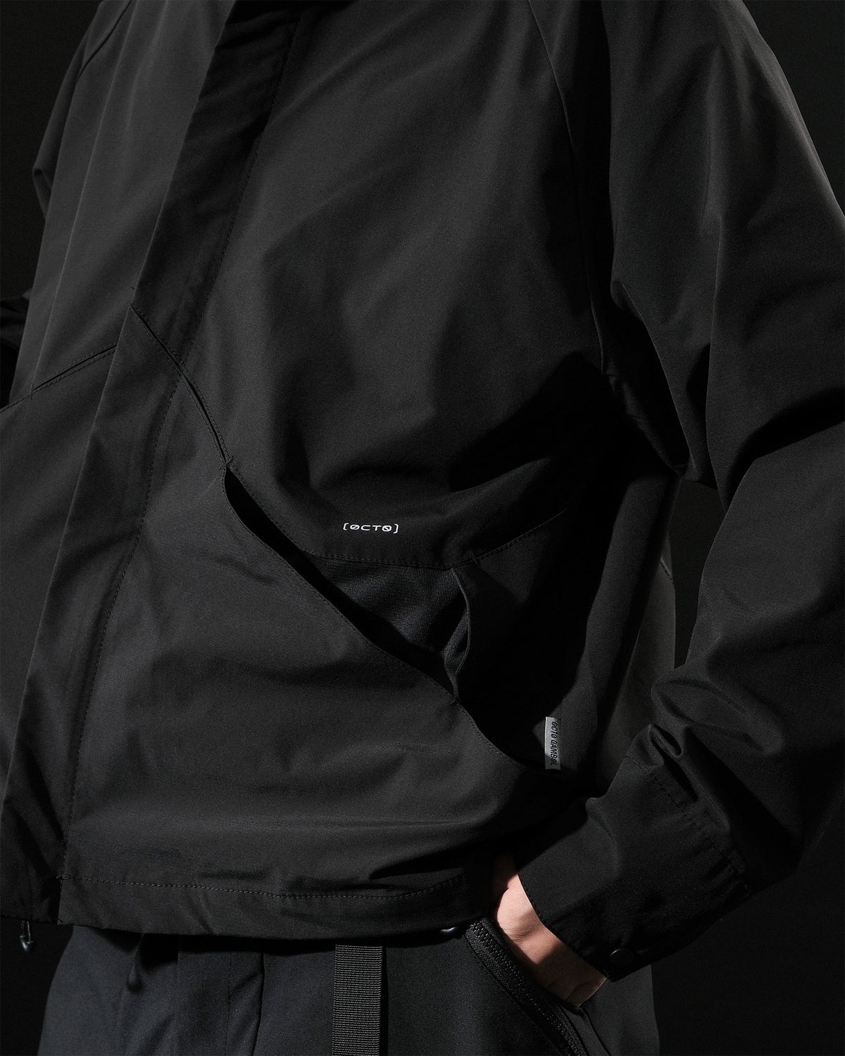 A26-S1-ST / Visor Layer Shirt (Black)