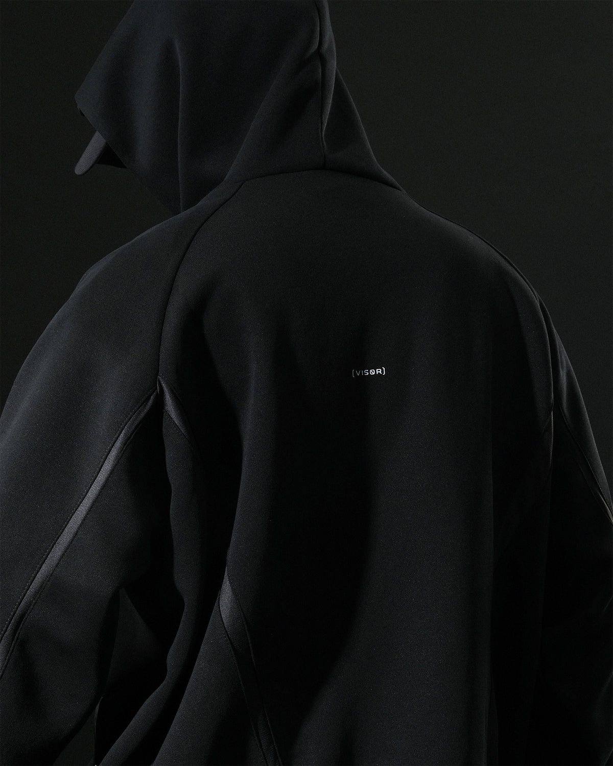 A26-S1-H / Visor Layer Hoodie (Black)