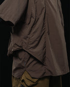 SS23 / 13 — T23-072 All-in-one Vest Shirt (Brown)
