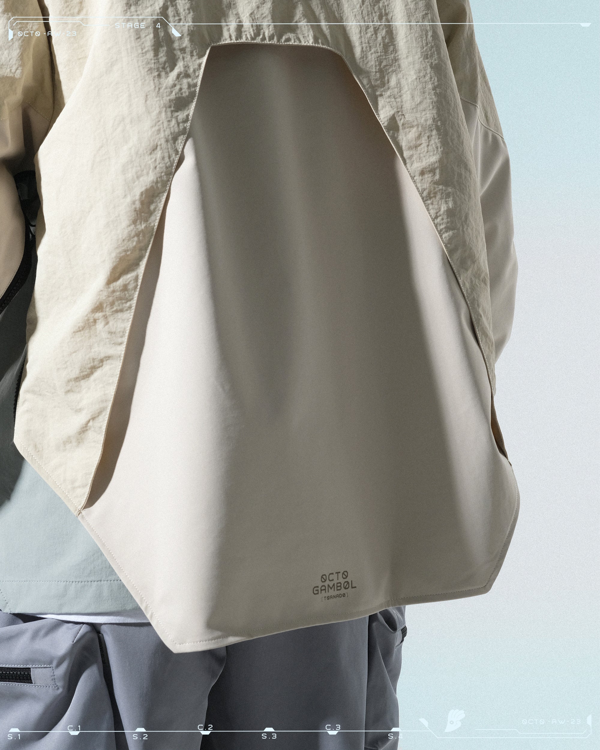 AW23 / 11 —J23-029   Ripple Tornado Pullover (Ivory White)
