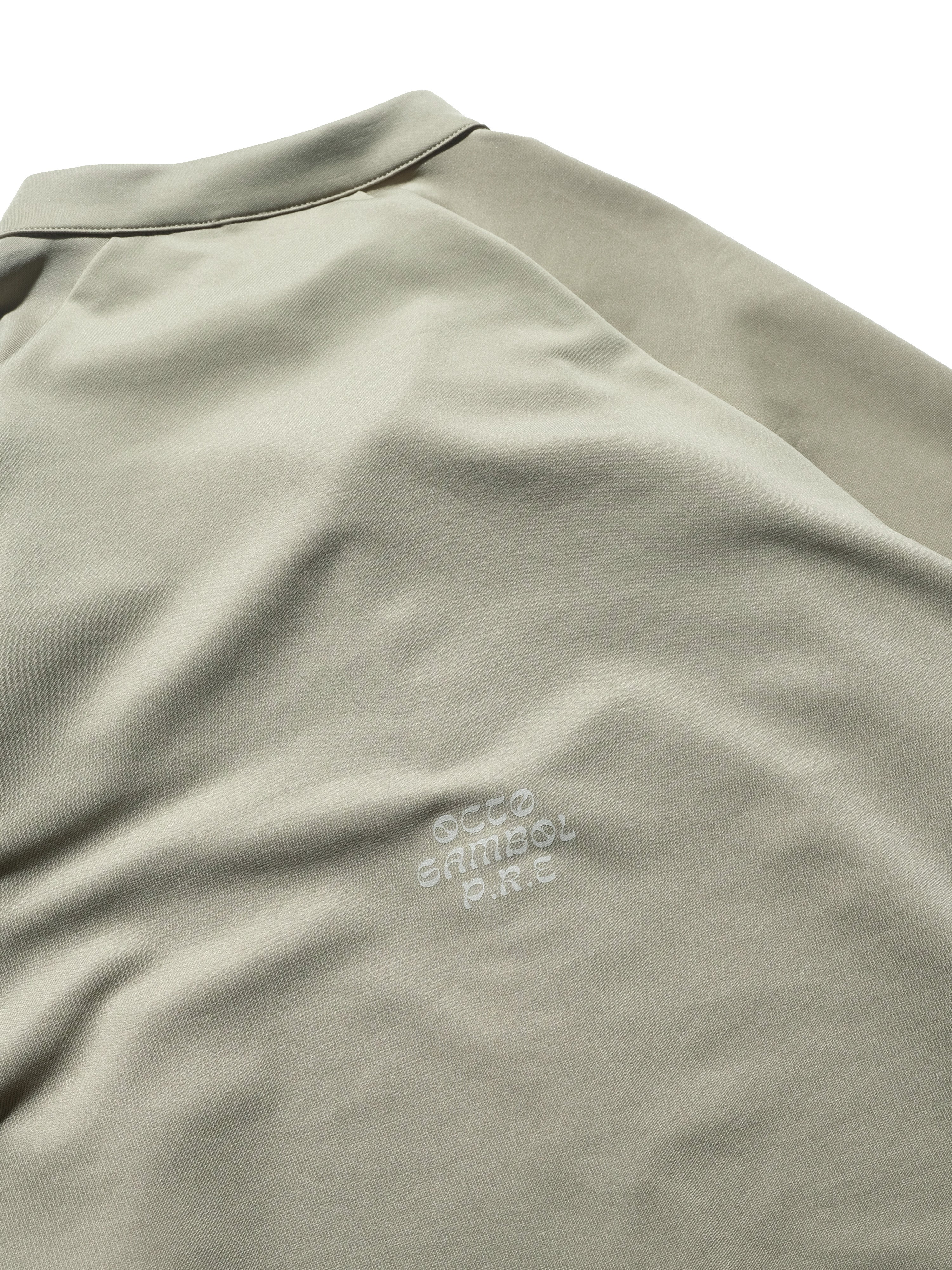PRE - SEASON —S24 PS-01T-1   Sukkiri Open Chest T-shirt (Taupe Khaki)