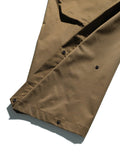 AW23 / 07 —  P23-132 Reverse V-Shape Visor Camber cone Pants  (Golden Brown)