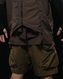 SS23 / 13 — T23-072 All-in-one Vest Shirt (Brown)