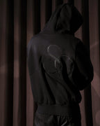 A26-SD1-H / Layered Arc Hoodie (Black)
