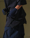 PRE - SEASON  — PT23-011 Detachable Sleeves T-shirt  (Navy)