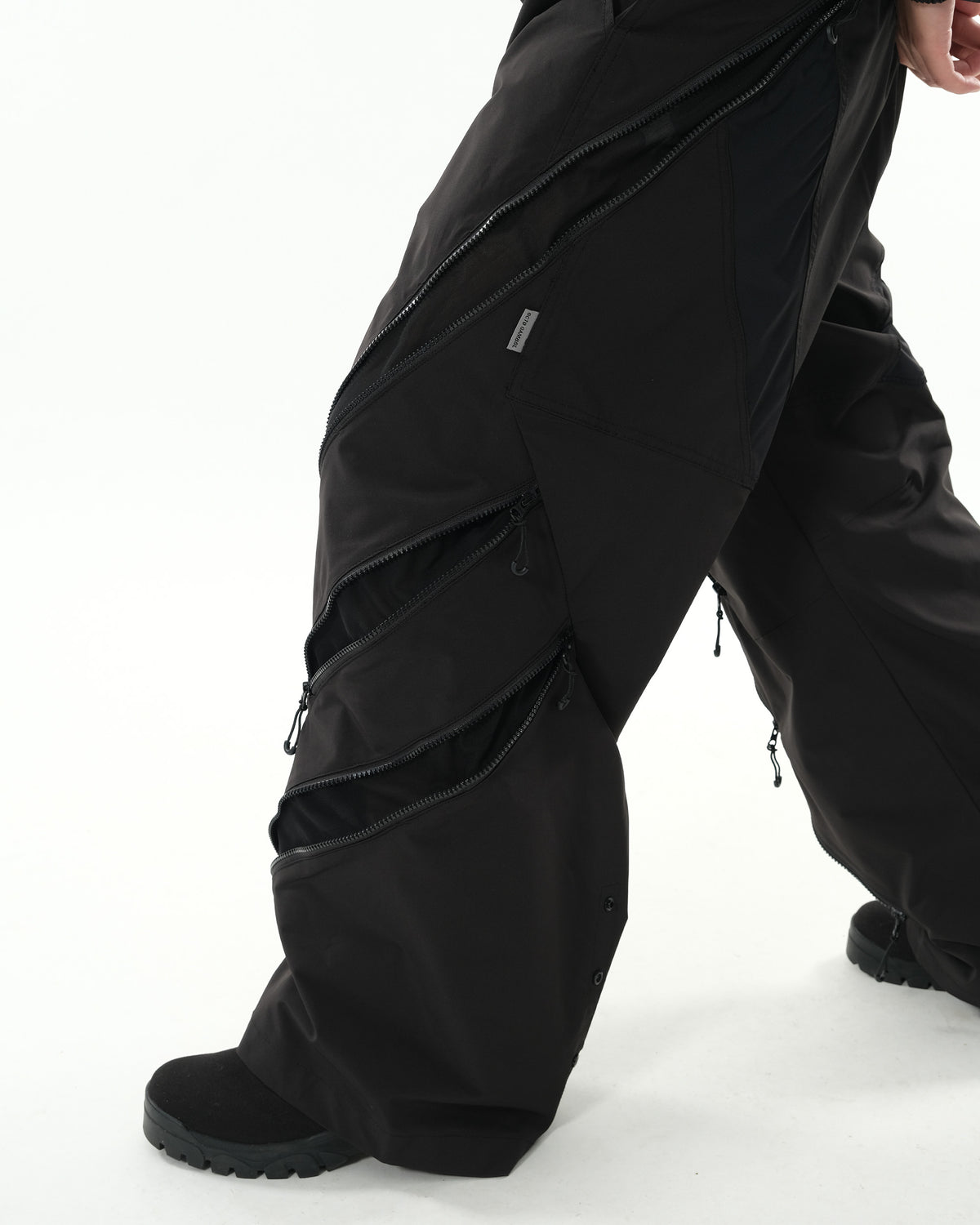 A26-PRE-P2 / Multi-Vent Vertical Pants (Black)