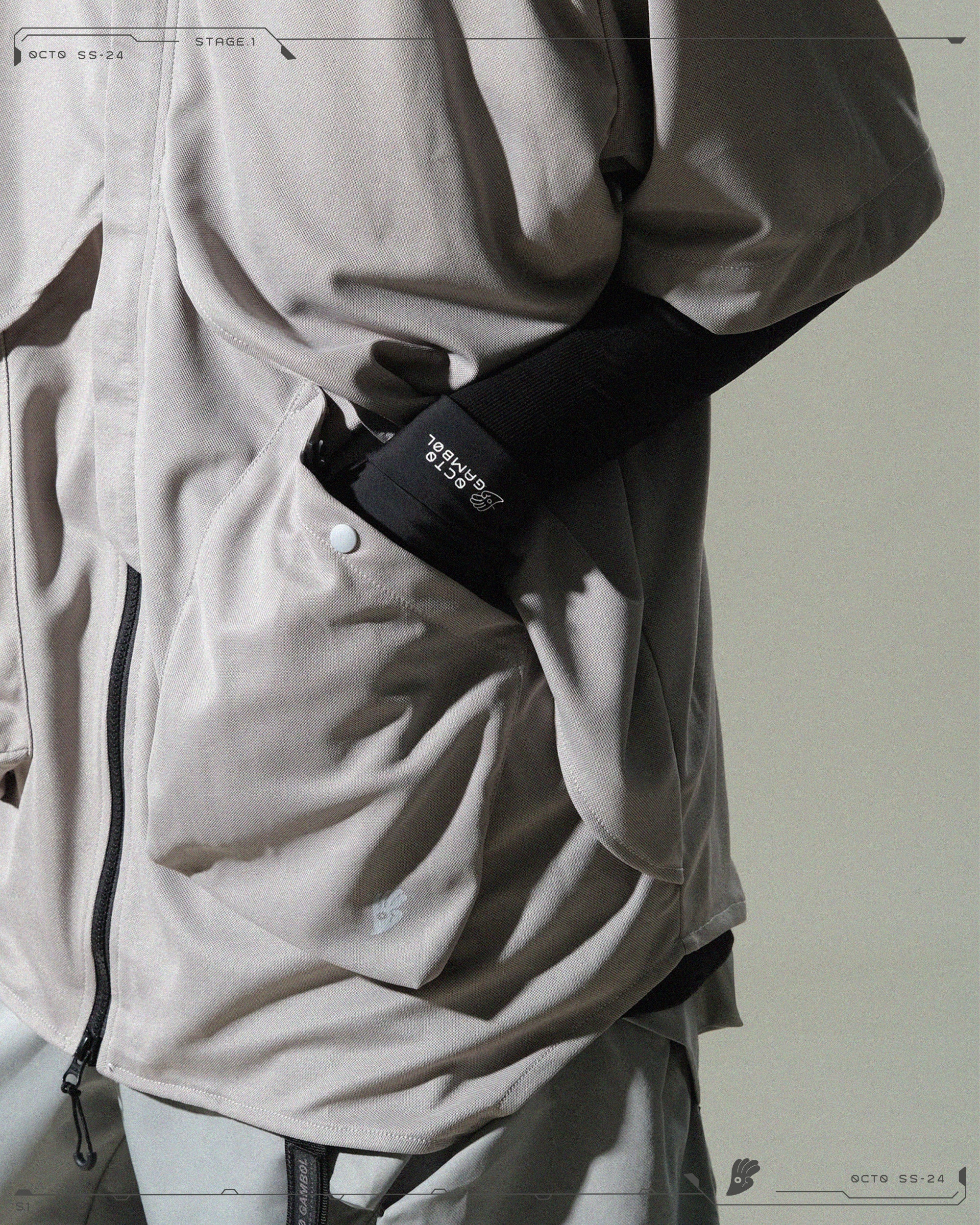 S24  / 01 —  ST-01  Radial Suspension Shirt  (Steel Grey)