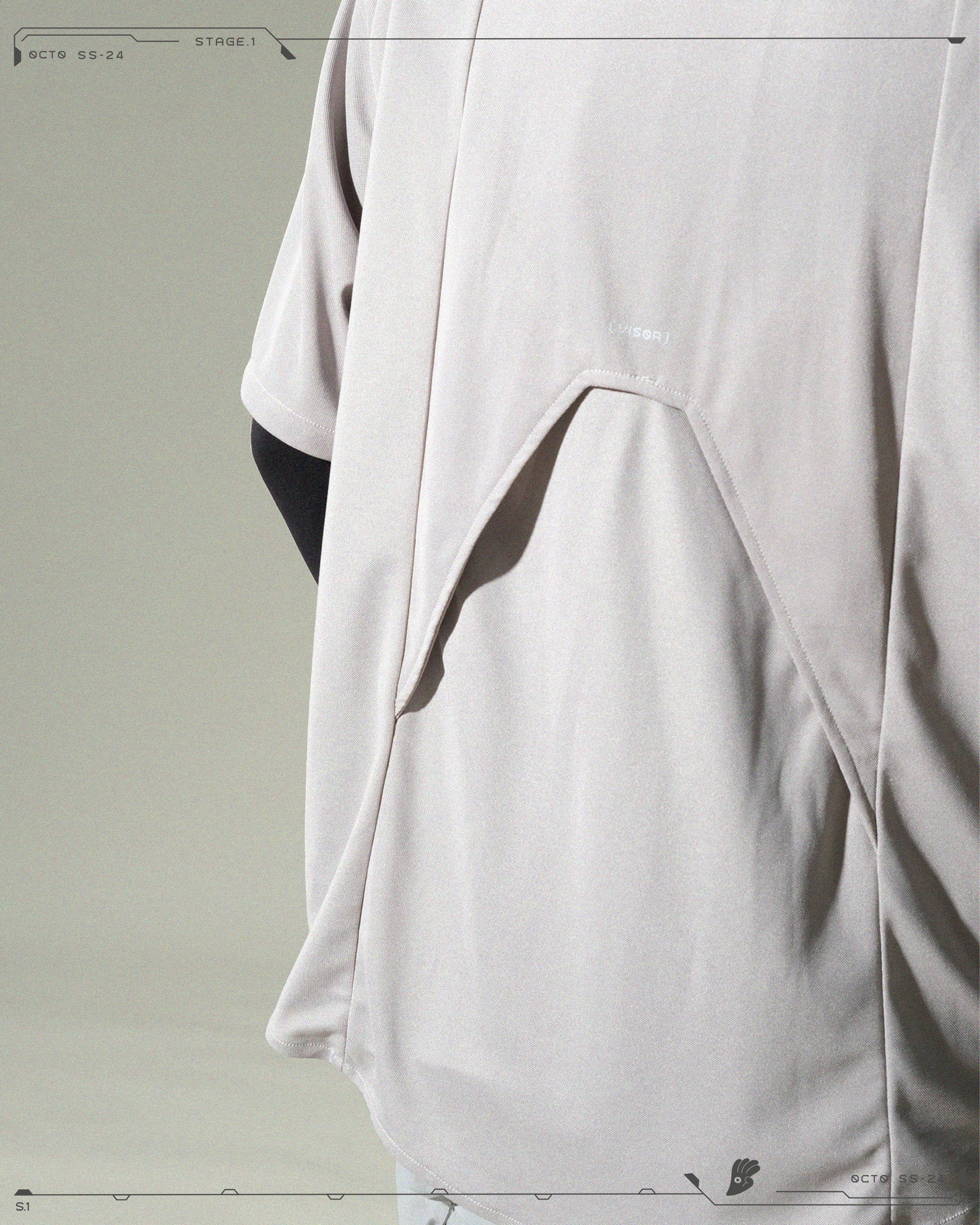 S24  / 01 —  ST-01  Radial Suspension Shirt  (Steel Grey)