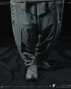 AW23 / 02 —  P23-130 Trapezoidal V-Shape Visor Arc Wide Pants  (Slate Grey)