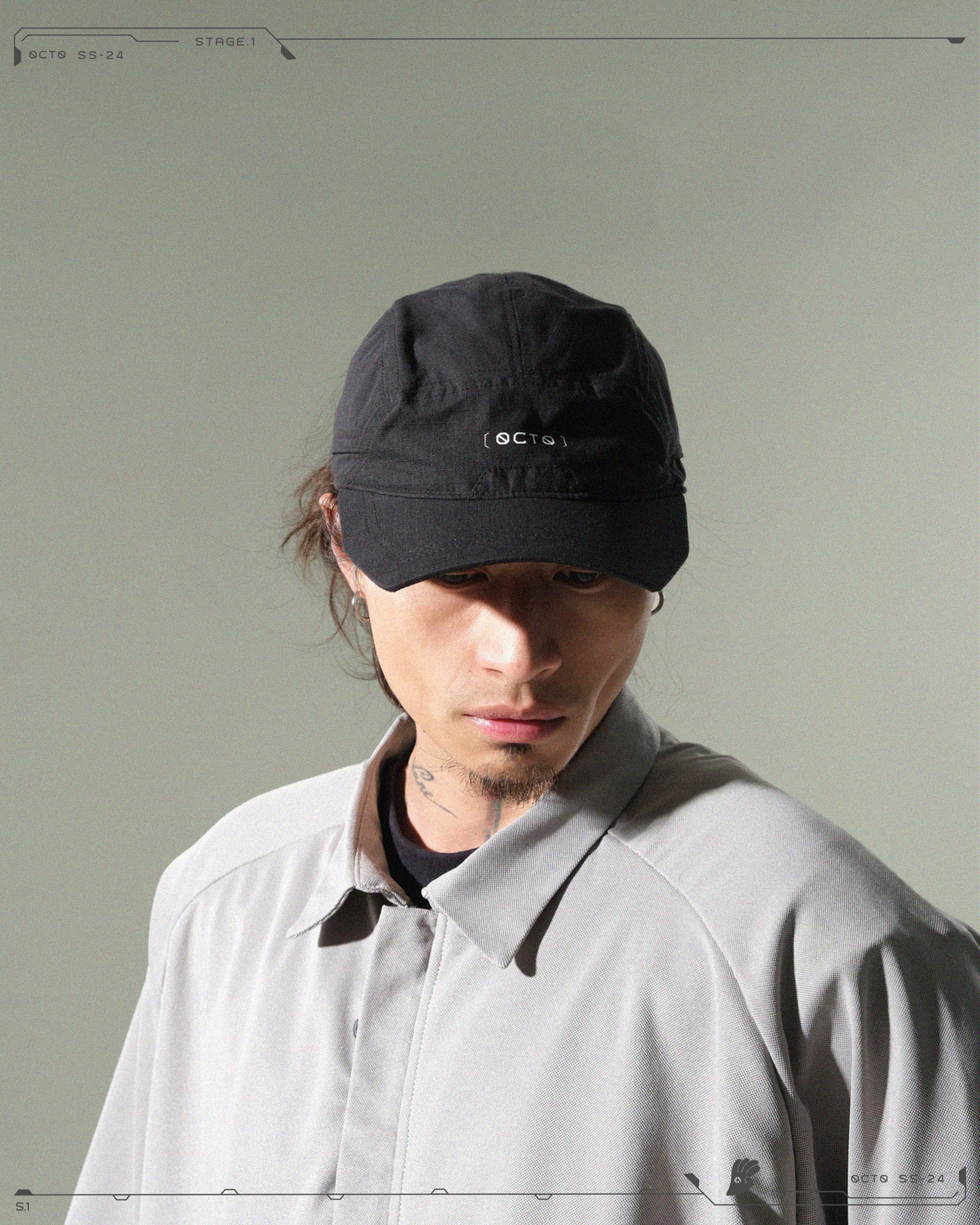 S24  / 01 —  ST-01  Radial Suspension Shirt  (Steel Grey)