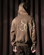 A26-SD1-H / Layered Arc Hoodie (Brown)