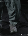 AW23 / 02 —  P23-130 Trapezoidal V-Shape Visor Arc Wide Pants  (Slate Grey)