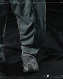 AW23 / 02 —  P23-130 Trapezoidal V-Shape Visor Arc Wide Pants  (Slate Grey)