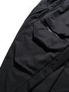 AW23 / 07 —  P23-132  Reverse V-Shape Visor Camber cone Pants  (Black)