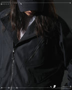 AW23 / 04 —J23-026  Oblique deformation Blazer (Black)